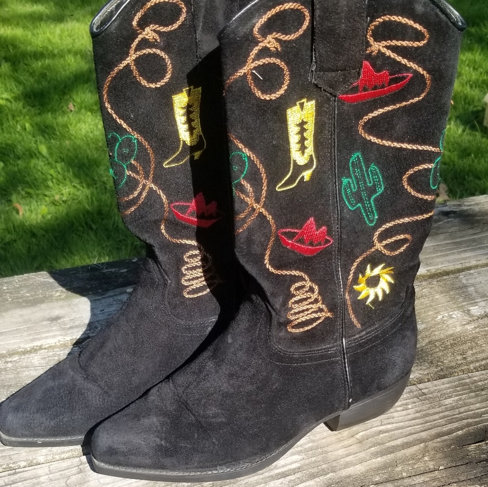 Novelty Vintage Cowboy Boots